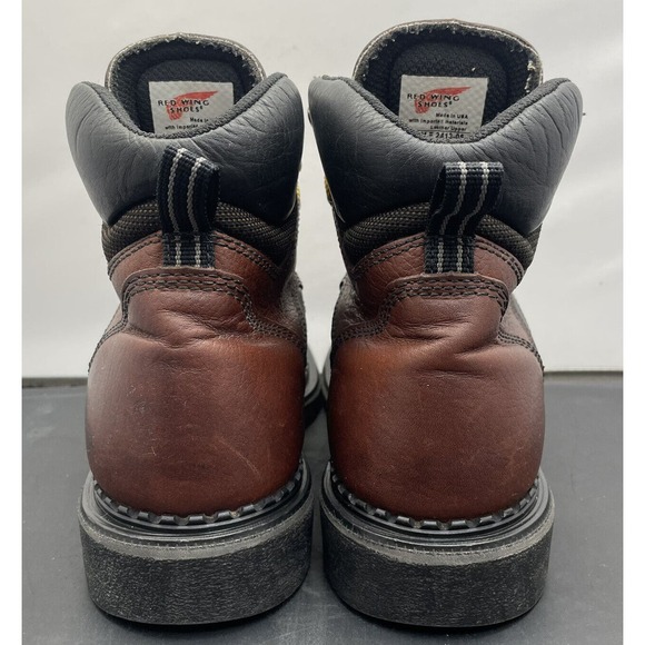 Red Wing 2226 USA Made DynaForce Steel Toe Brown Leather Work Boots Mens 7 EUC - Picture 11 of 12